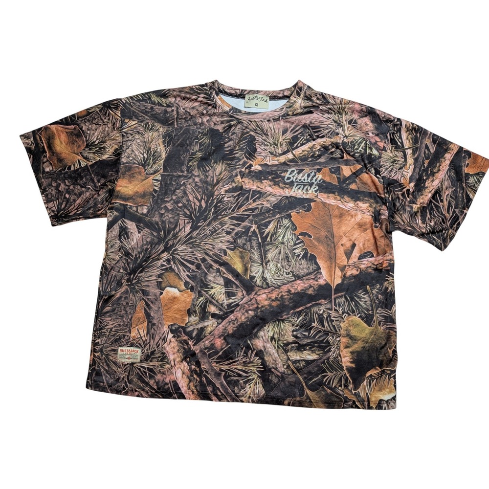 BustaJack Golf Route 02 T-Shirt Mens 2X Camo Good Ole Boys Graphic Tee